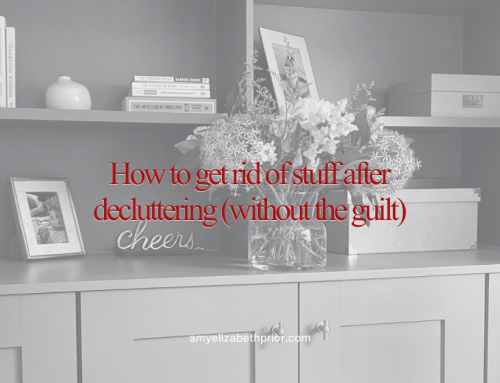 How to get rid of stuff after decluttering (without the guilt)